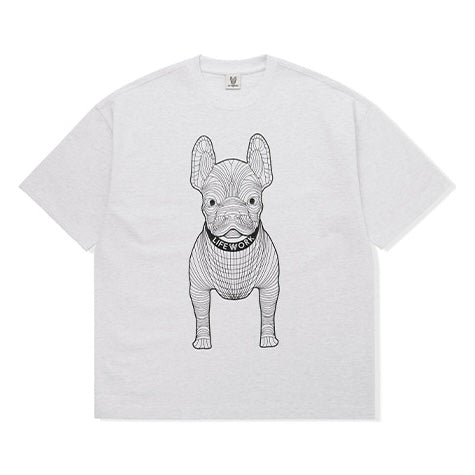 Big Radog T-Shirt Melange Grey