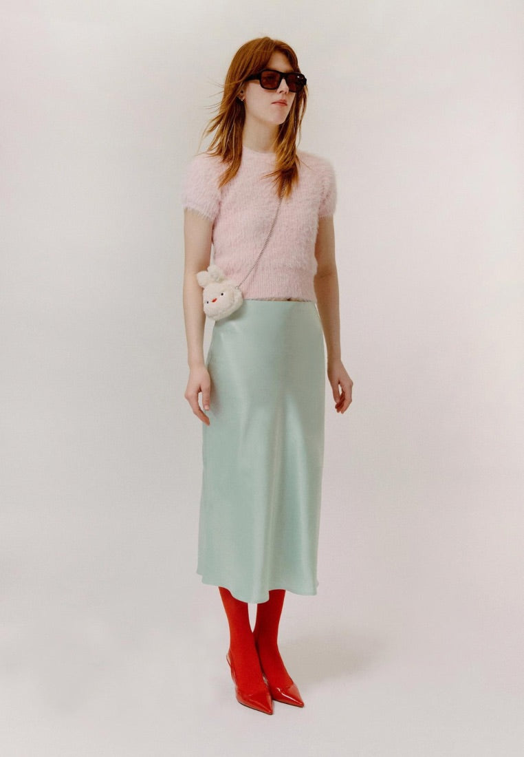 Tokiyom Mini Pouch Eco Fur Ivory