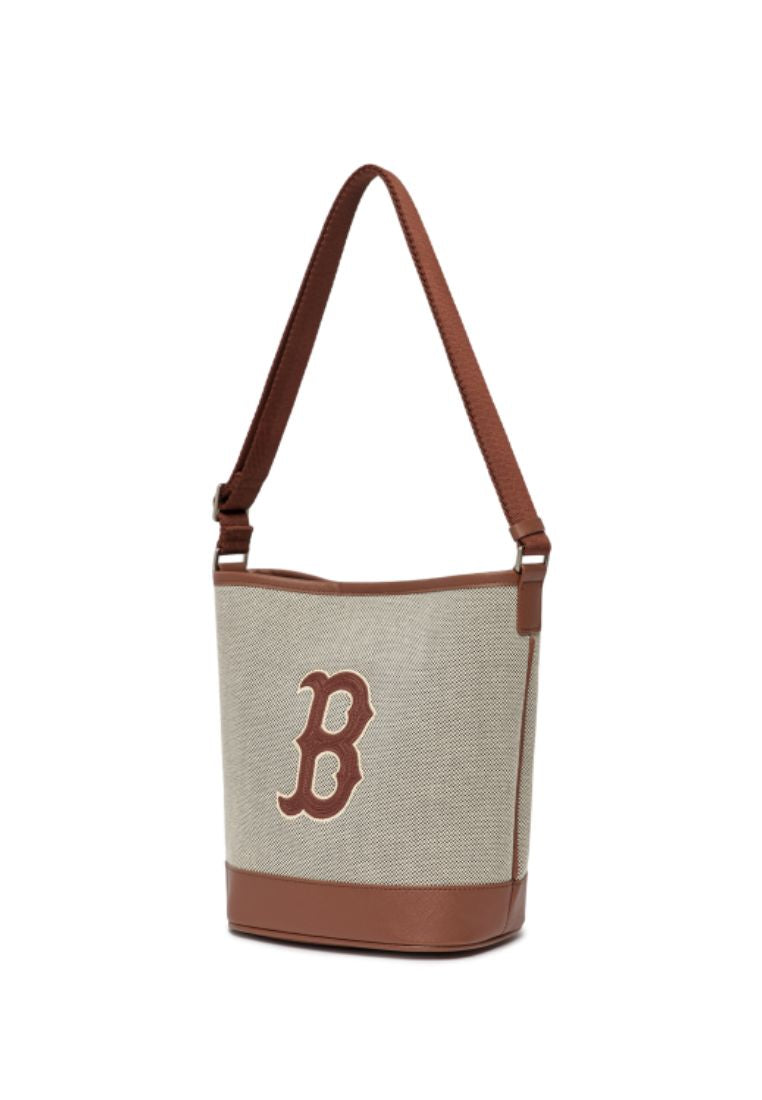 Basic Big Logo Canvas Bucket Bag BOSTON REDSOX dark brown
