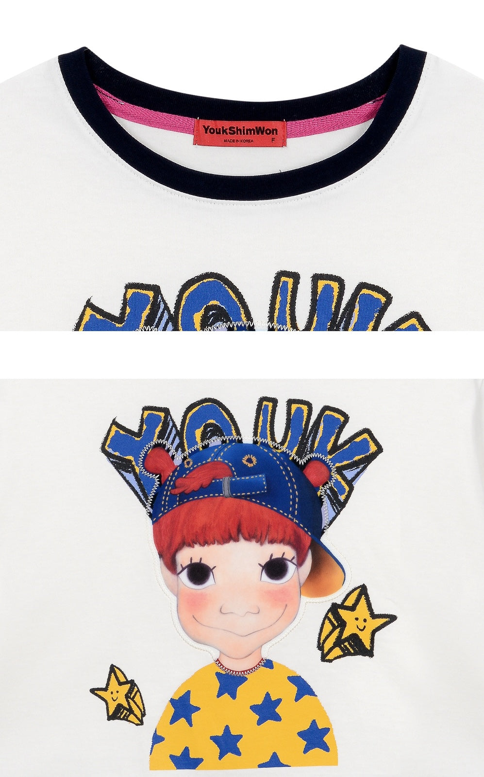 Base Crayon Semi Crop T-Shirt F Gaeddongi