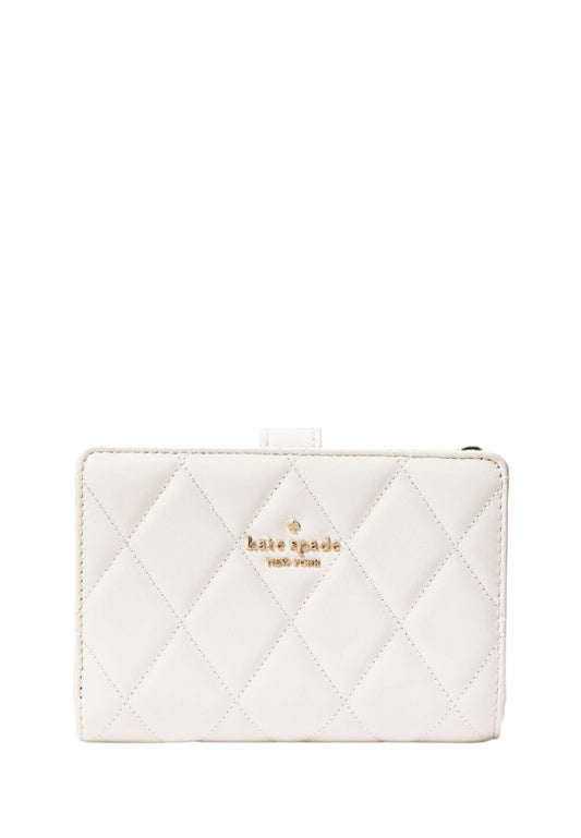 Carey Medium Compact Bifold Wallet Parchment