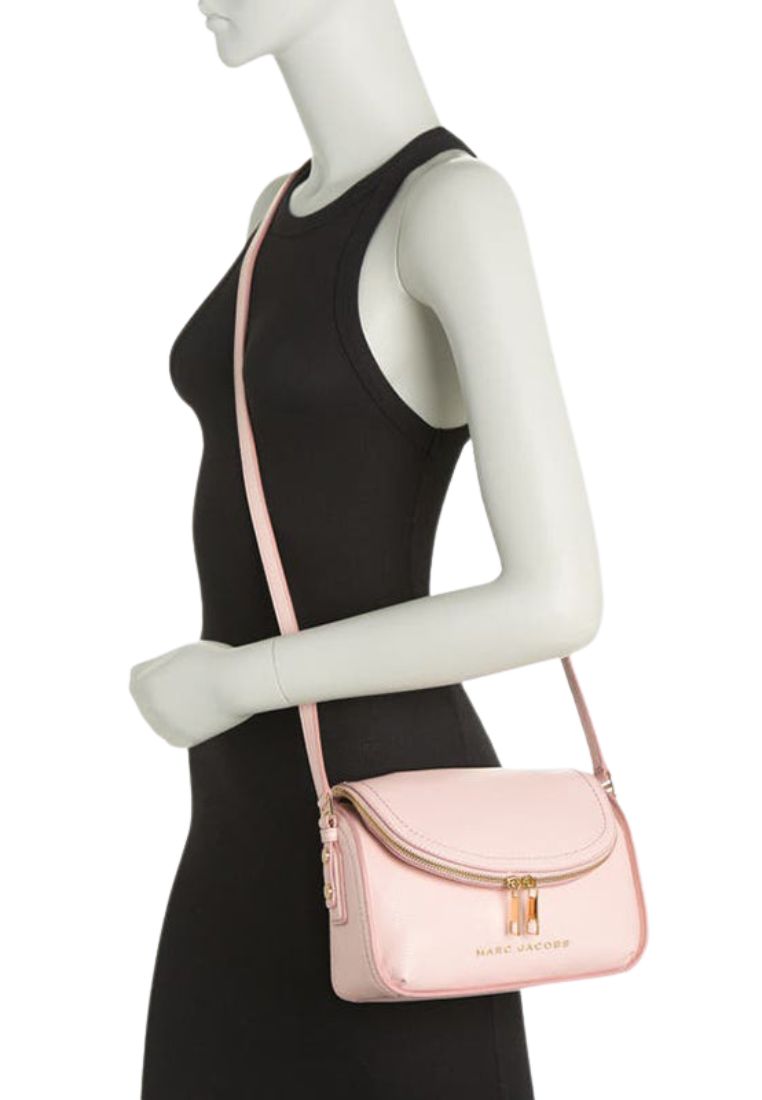 The Groove Leather Mini Messenger Peach Whip