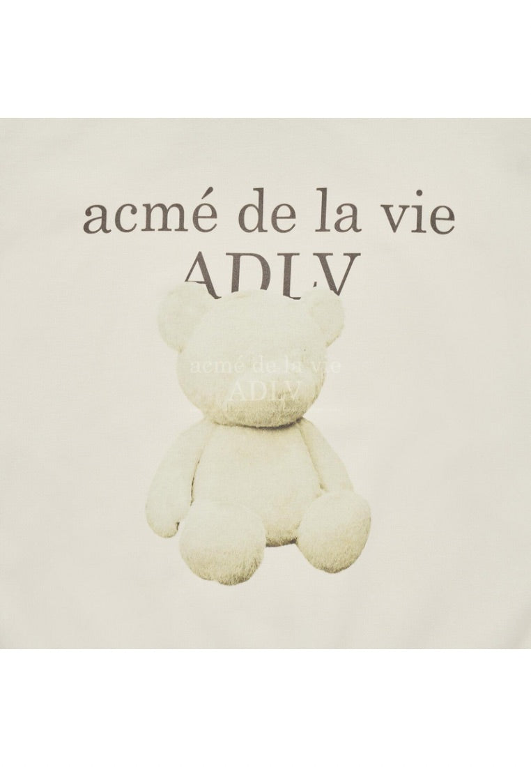 Fuzzy Bear Hoodie Ivory