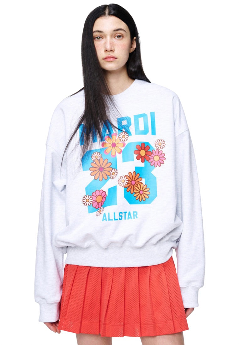 Sweatshirt Numero 23 Heather Sky