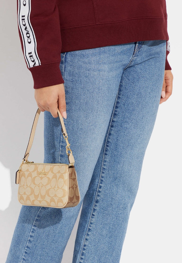 Nolita 19 In Signature Canvas Light Khaki Chalk