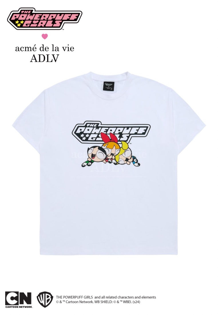 The Powerpuff Girls x Acmedelavie Logo T-Shirts White