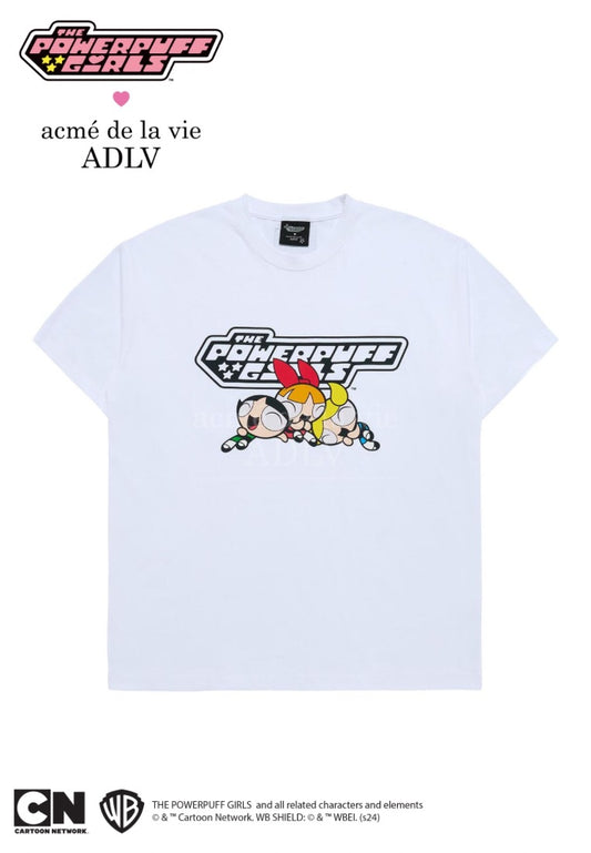 The Powerpuff Girls x Acmedelavie Logo T-Shirts White