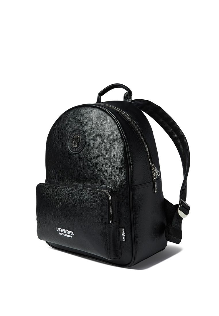 Modern Eco Leather Backpack Black