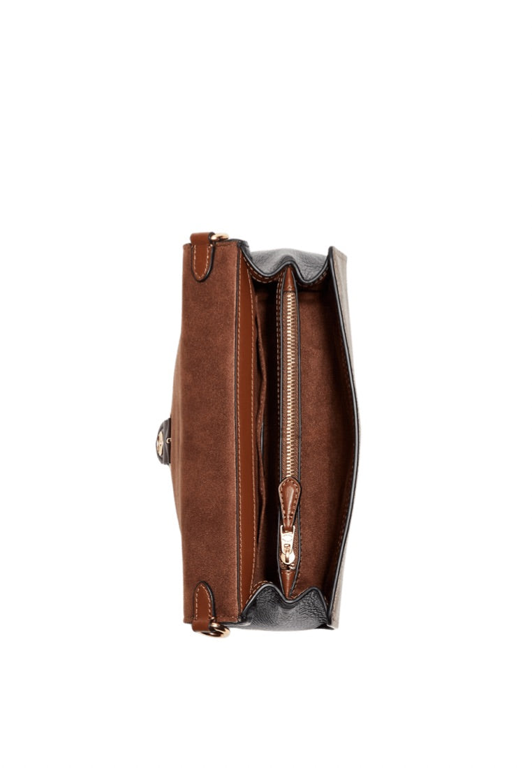 Kleo Top Handle In Signature Canvas Khaki Multi