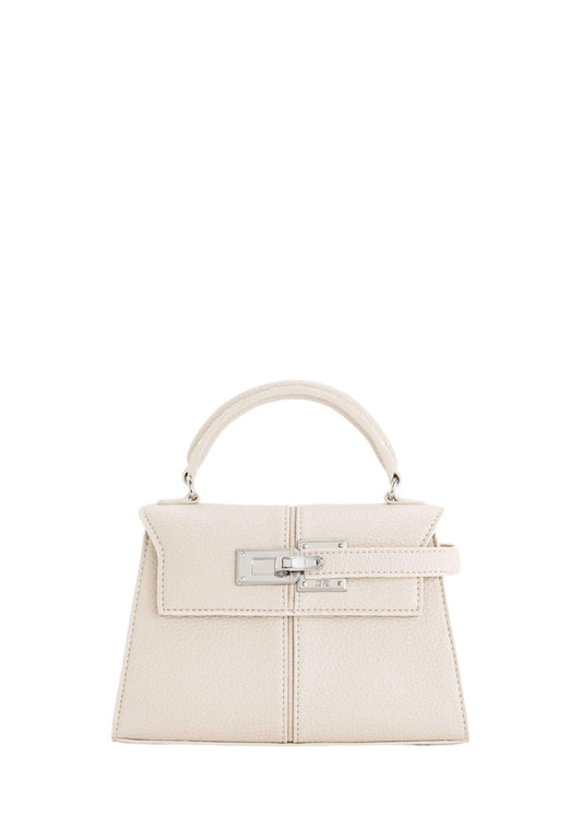 Elise Top Handle Bag - White