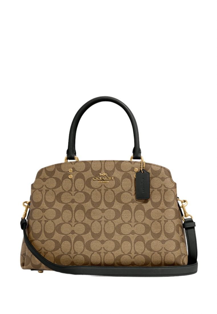 Lillie Carryall In Signature Canvas Khaki Amazon Green