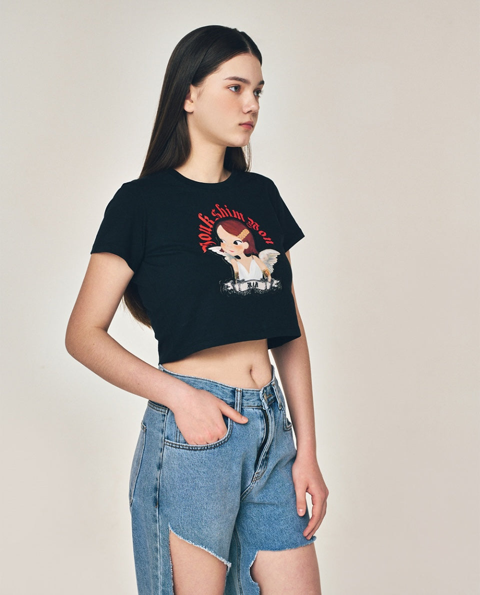 Angel Crop T-Shirt Ria