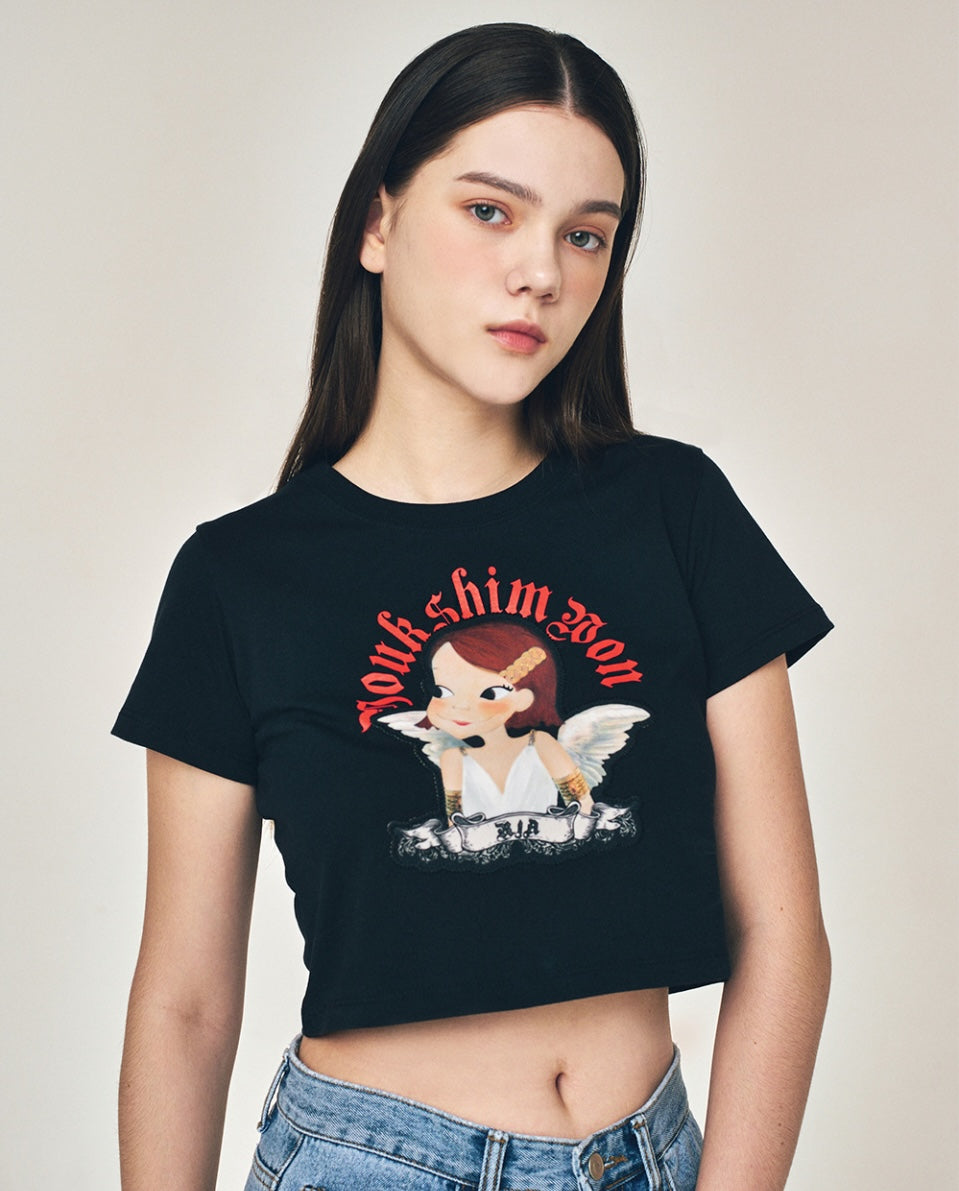 Angel Crop T-Shirt Ria