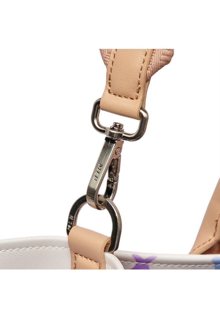 Gradation MONOGRAM Coated Canvas L-Tote Bag NEW YORK YANKEES violet