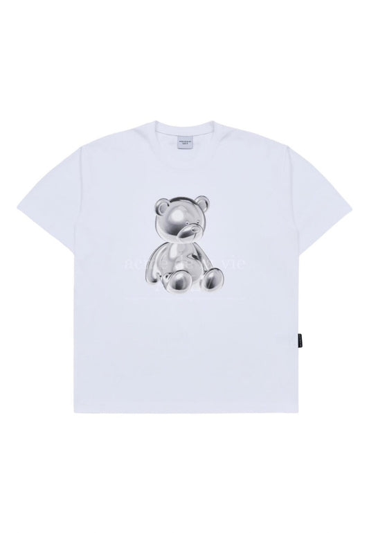 Metal Bear Short Sleeve T-Shirt White