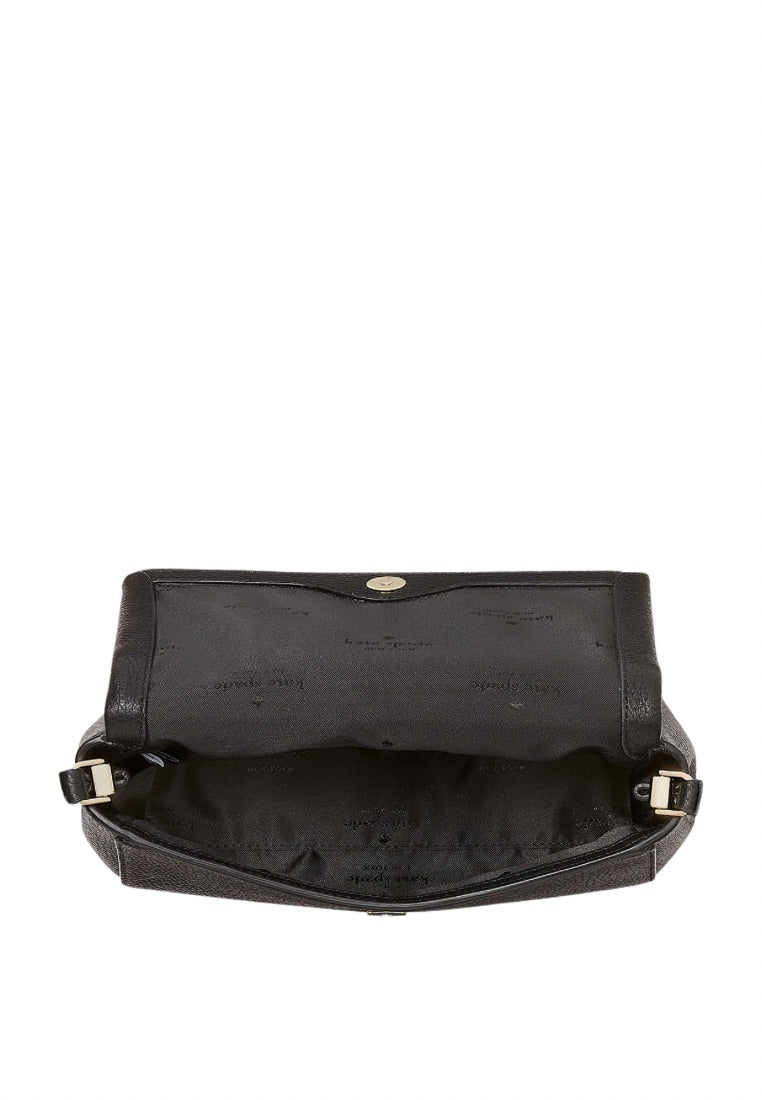 Leila Mini Zip Crossbody Black