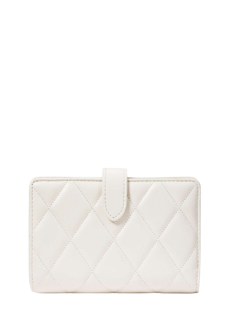 Carey Medium Compact Bifold Wallet Parchment