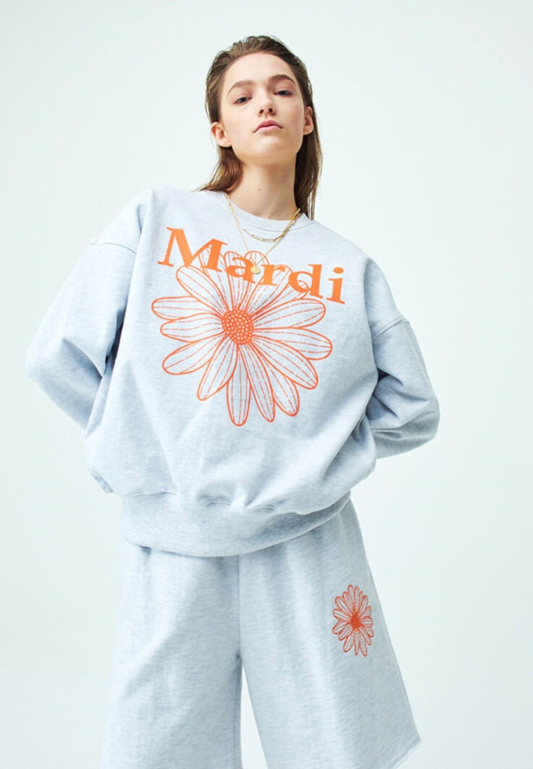 Sweatshirt Flowermardi Heather Orange