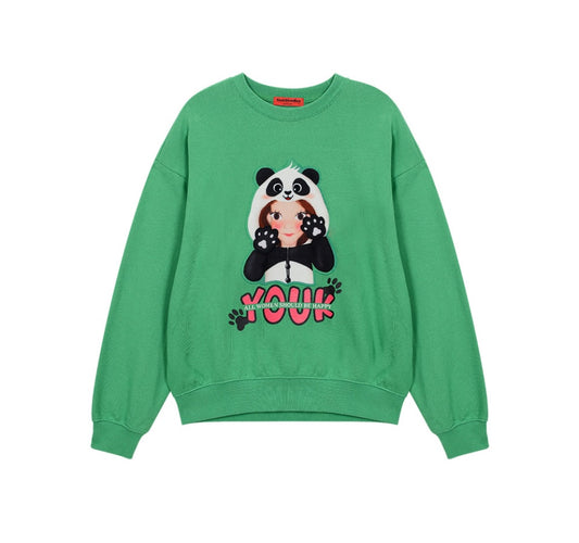 Bear Costume Sweatshirt F Luna