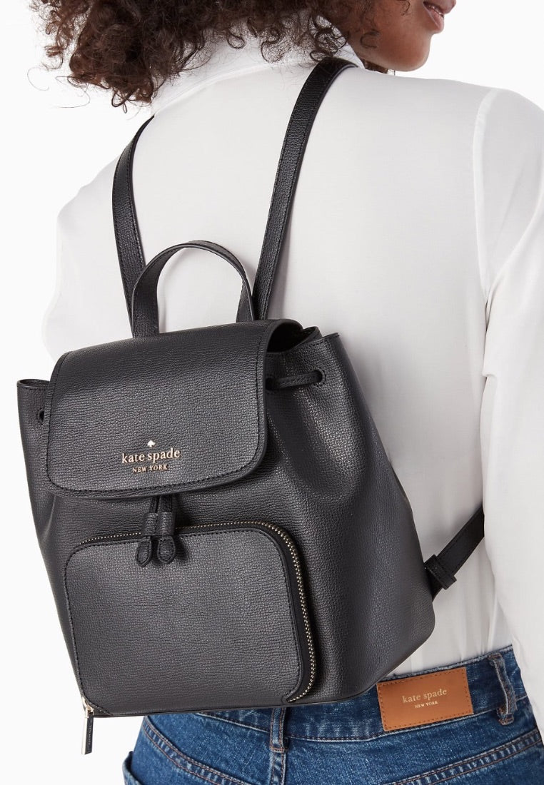 Darcy Flap Backpack Black