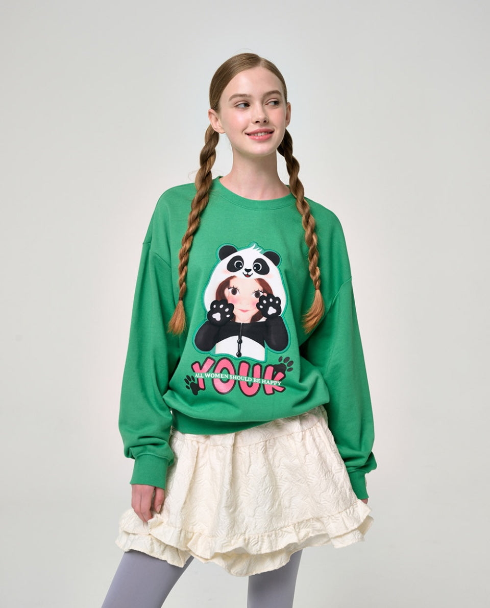 Bear Costume Sweatshirt F Luna