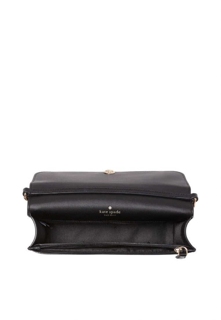 Madison Small Flap Crossbody Black