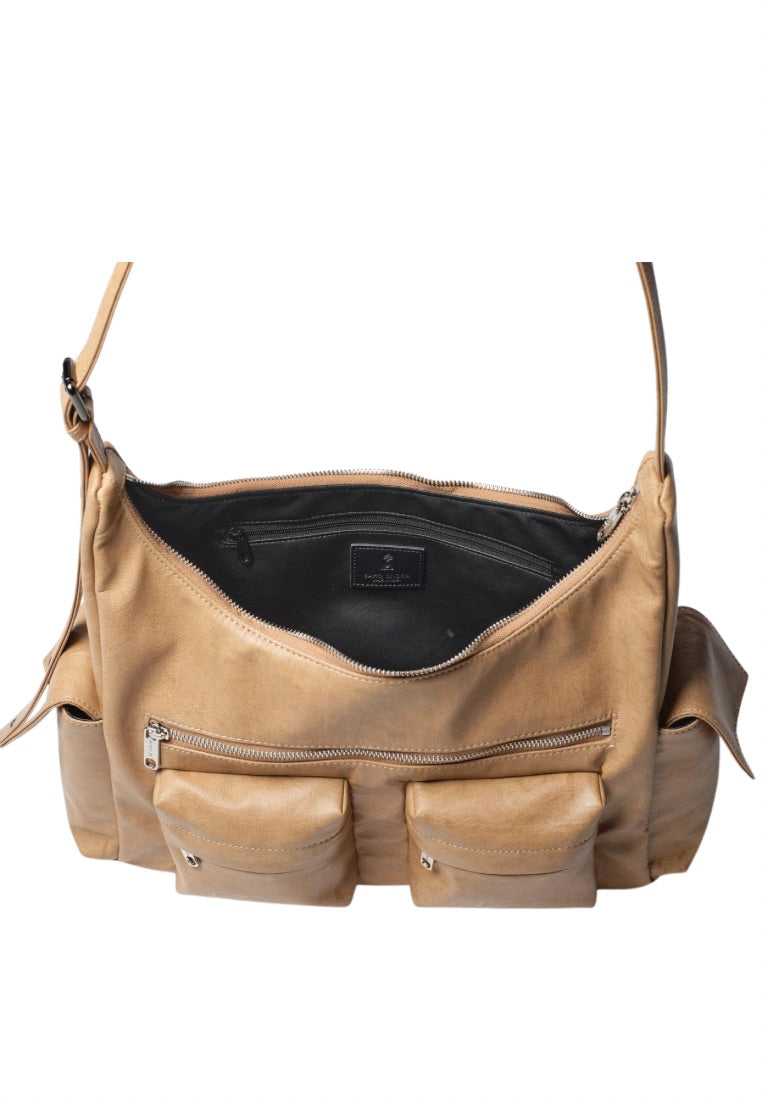 Pocket Mug Bag L Brushed Brown Sugar