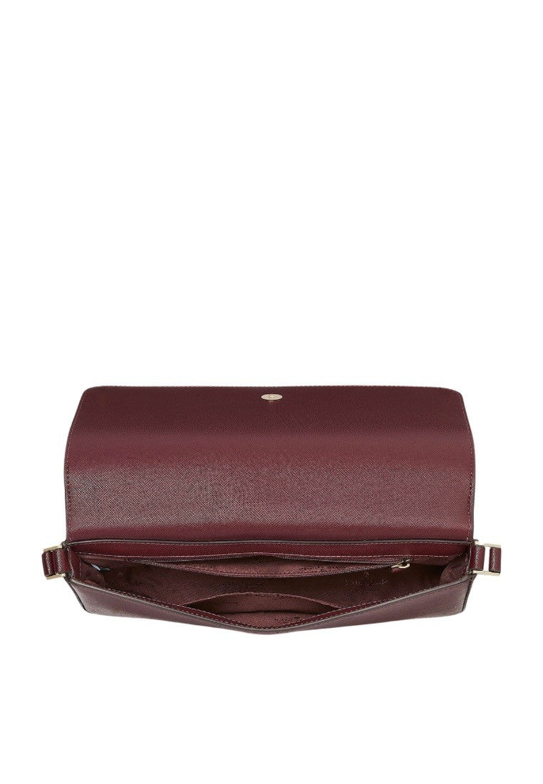 Staci Flap Shoulder Bag Grenache