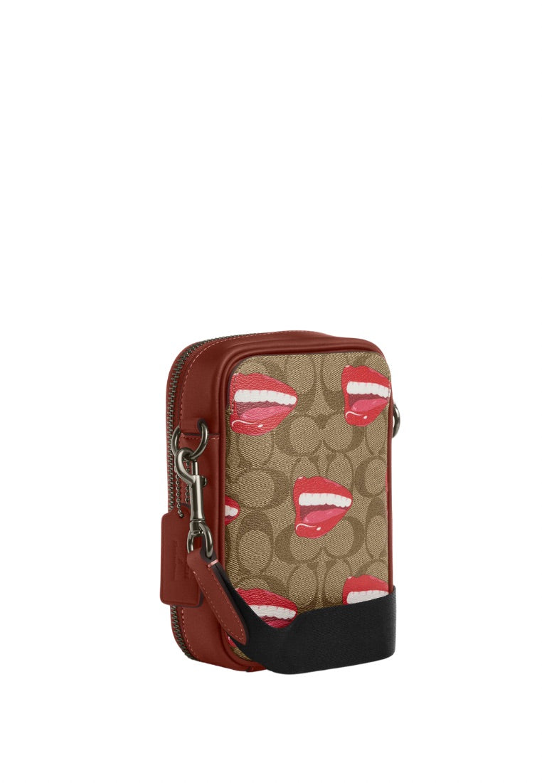 Coach X Tom Wesselmann Stanton Crossbody In Signature Canvas