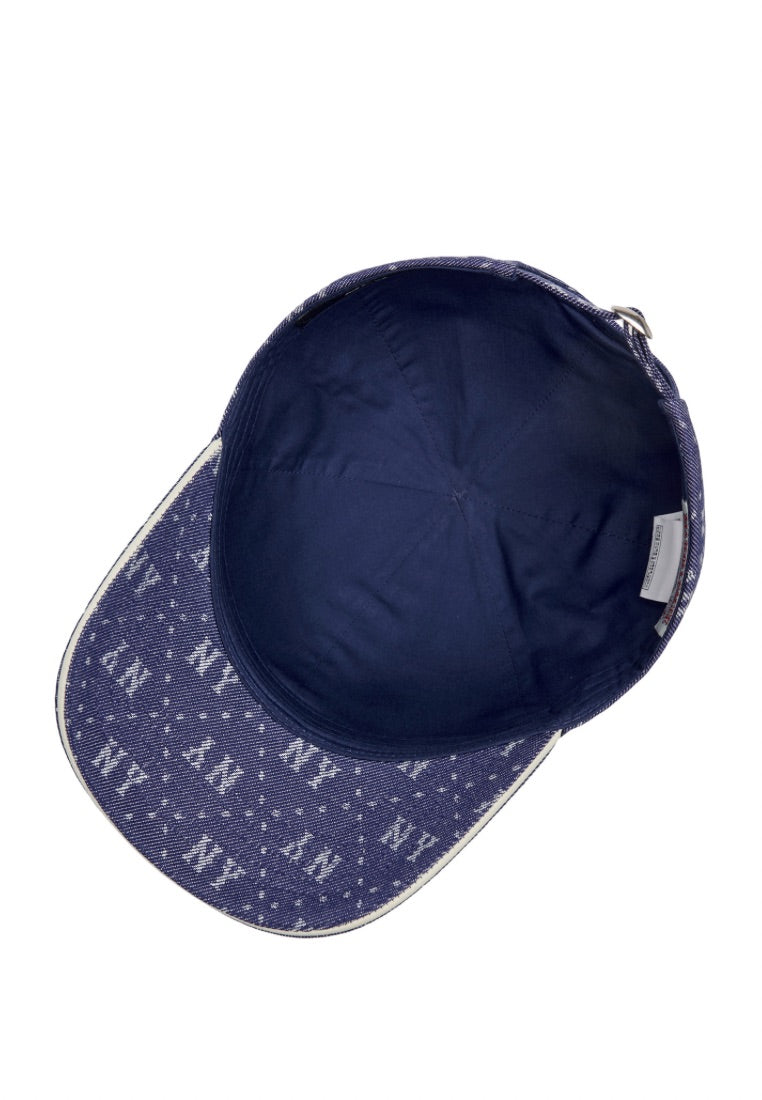 Denim Dia MONOGRAM Structured Ball Cap NEW YORK YANKEES navy