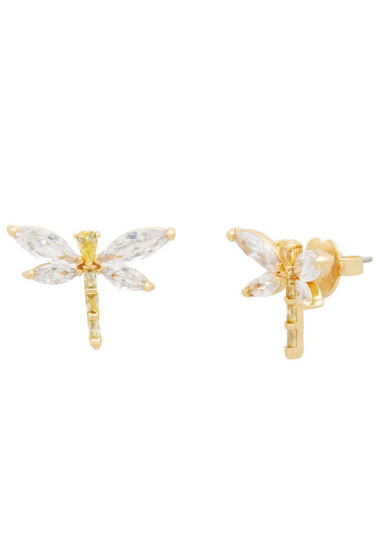 Greenhouse Dragonfly Studs Gold