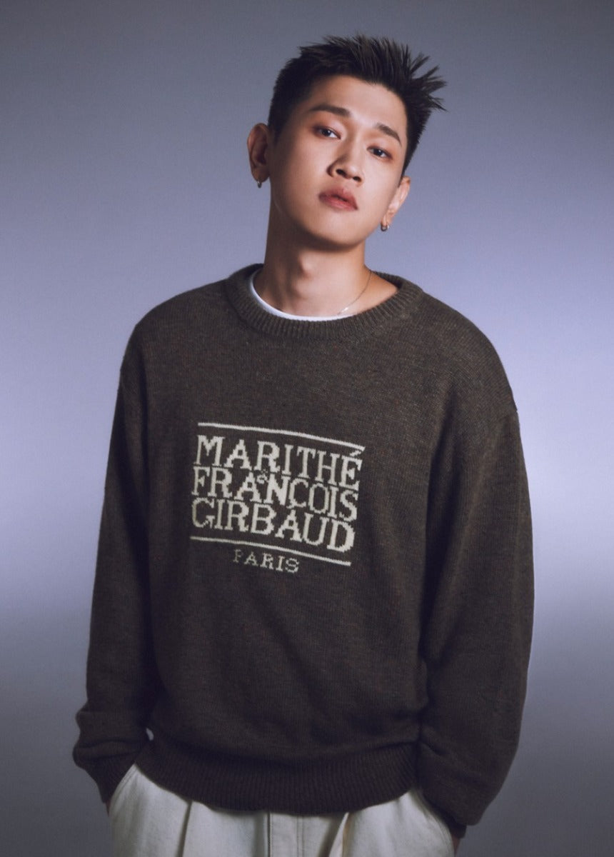 Classic Logo Knit Pullover Brown
