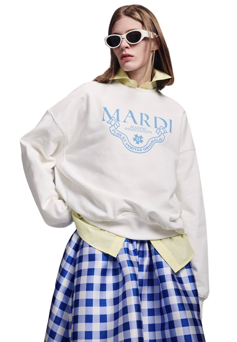 Sweatshirt Grand Alumni Classique White Sky