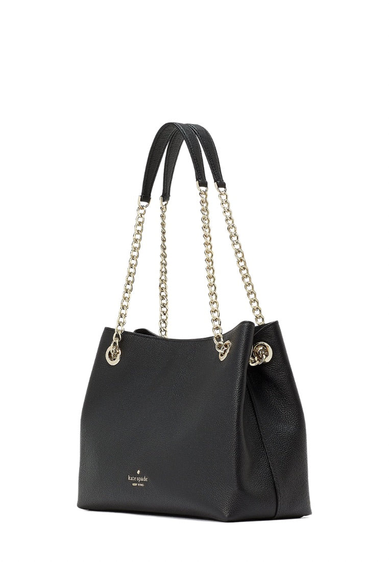 Halle Chain Shoulder Bag Black