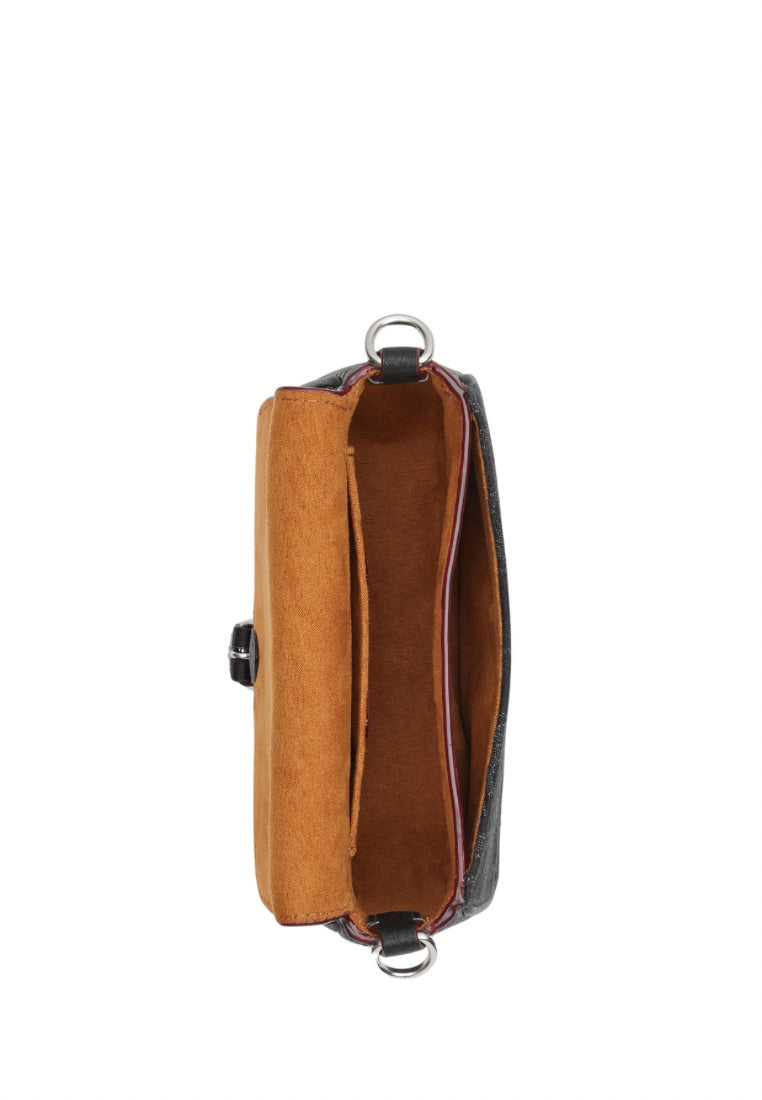 Amelia Small Saddle Bag In Signature Denim