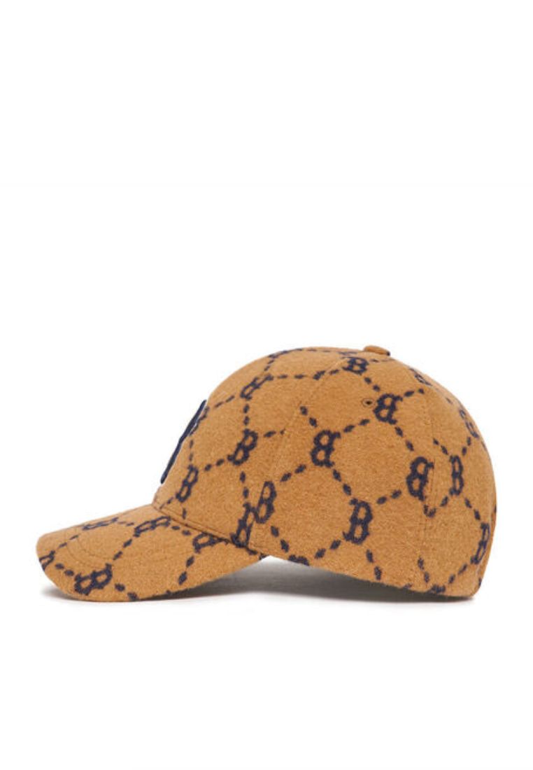 Dia MONOGRAM Wool Structured Ball Cap BOSTON REDSOX beige