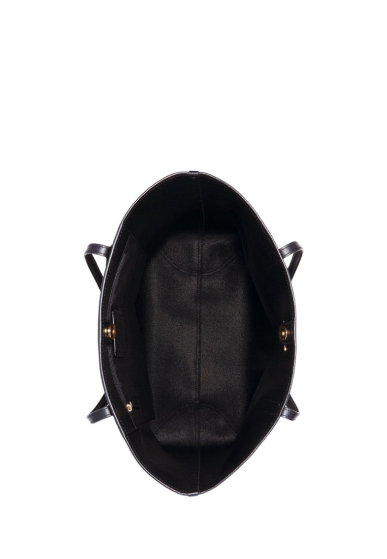 City Tote In Signature Canvas Brown Black