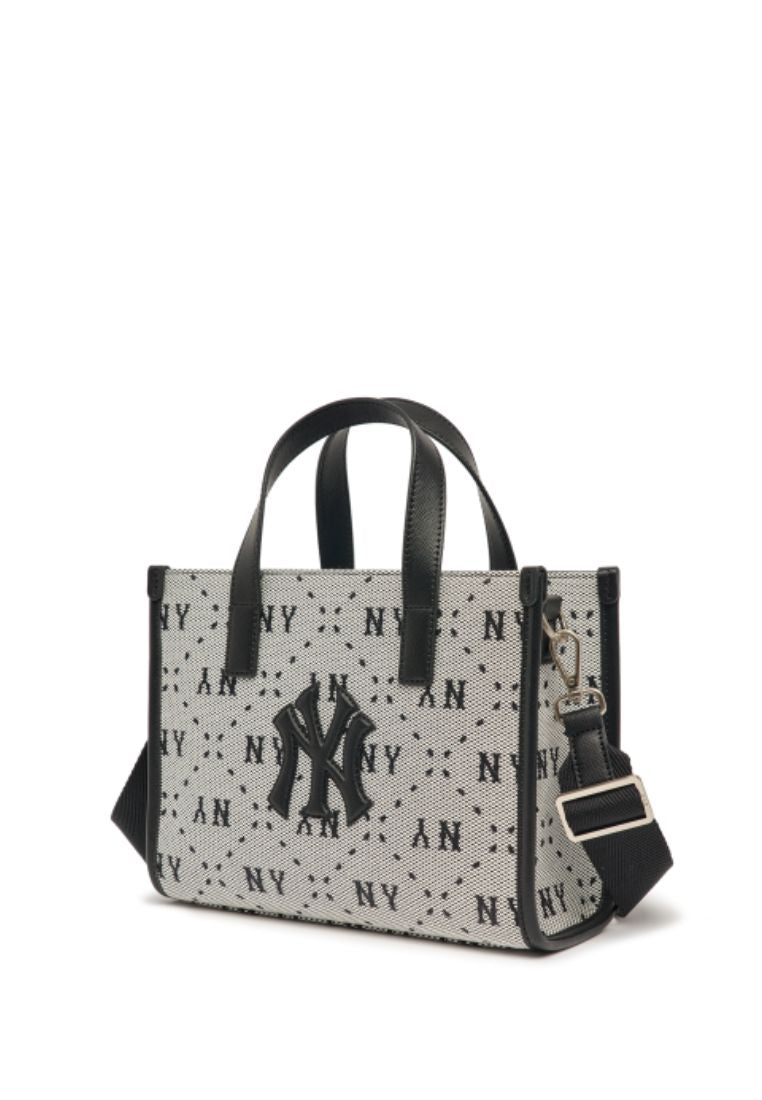 Big Dia MONOGRAM Jacquard S-Tote Bag NEW YORK YANKEES Black
