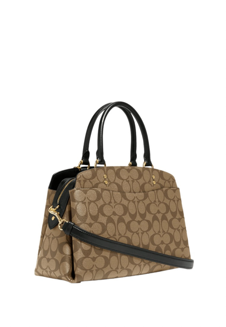 Lillie Carryall In Signature Canvas Khaki Amazon Green