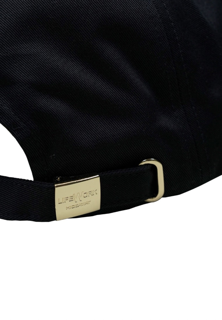 Gold Silicon Standing Radog Cap Black