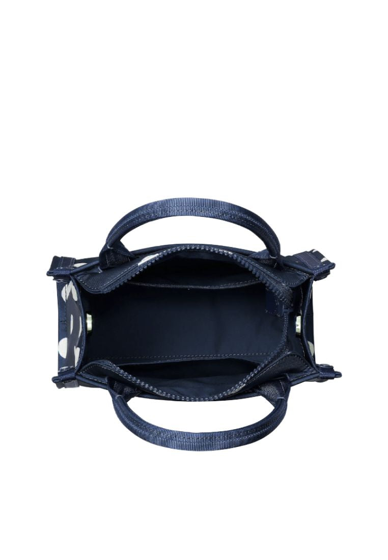 The Little Better Sam Sunshine Dot Mini Tote Rich Navy