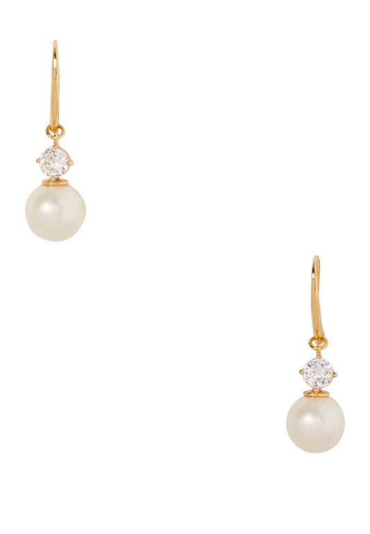 Pearls Of Wisdom Drop Earring Cream Multi