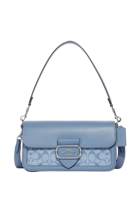Morgan Shoulder Bag In Signature Chambray CornFlower Multi