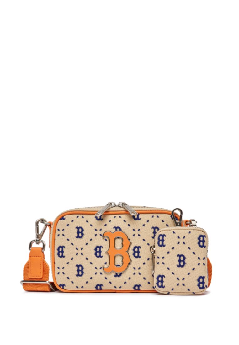 Dia Monogram Jacquard Mini Crossbag BOSTON RED SOX Light Sand