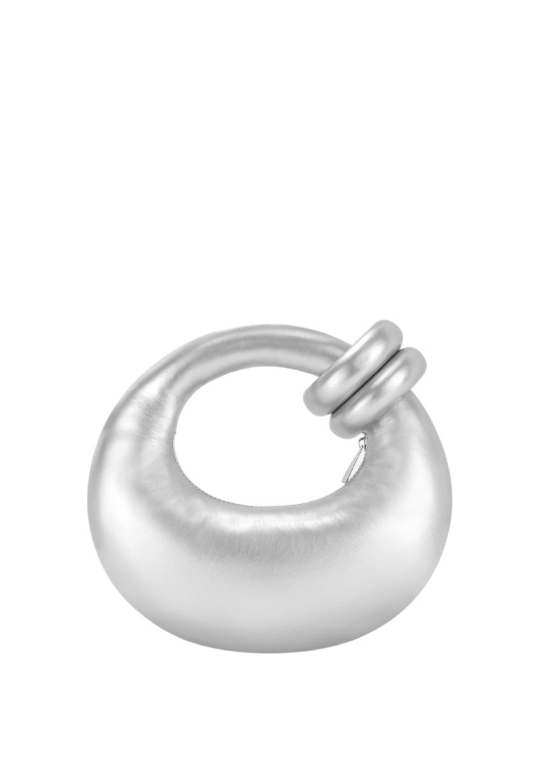 Abacus Top Handle Bag - Silver