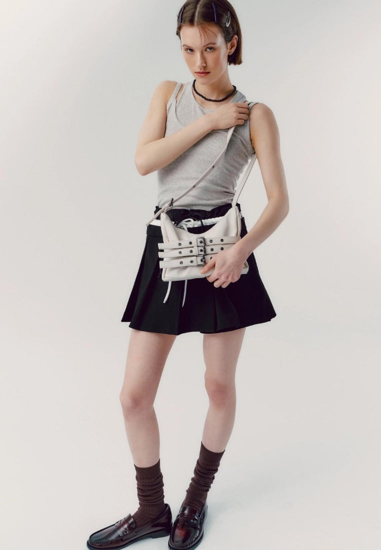 Trio Belt Mug Bag M Nappa Ivory