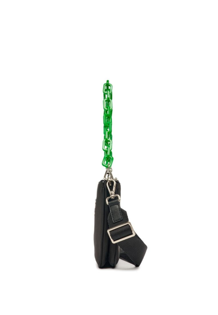 Chain Strap Nylon Cross Bag NEW YORK YANKEES black