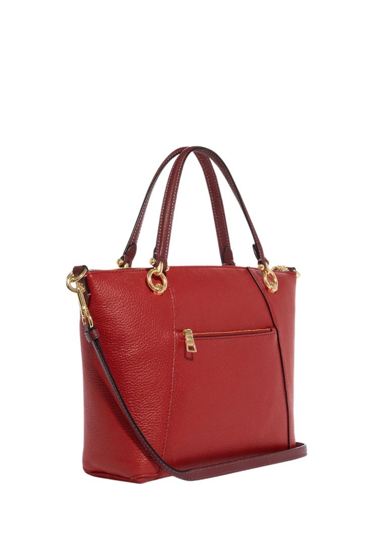 Kacey Satchel In Colorblock Red Apple Multi