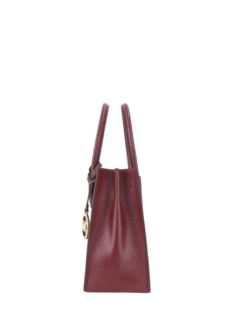 Mercer Medium Messenger in Signature Merlot