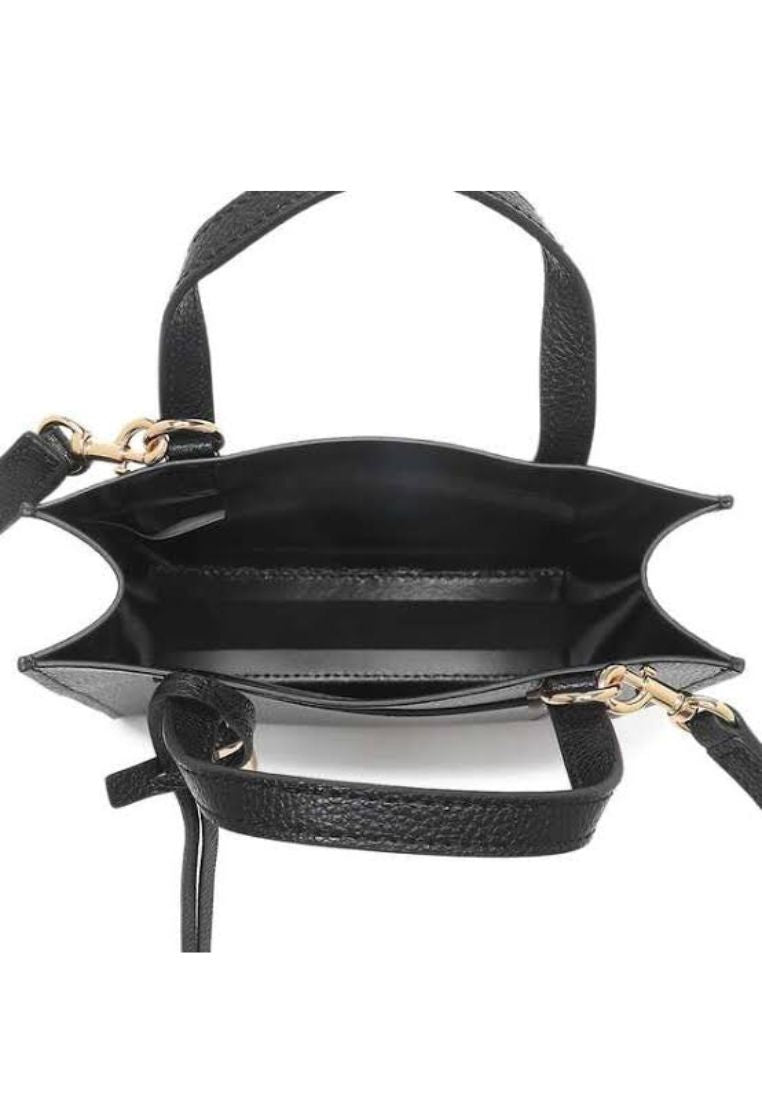 Micro Grind Satchel Tote Bag Black